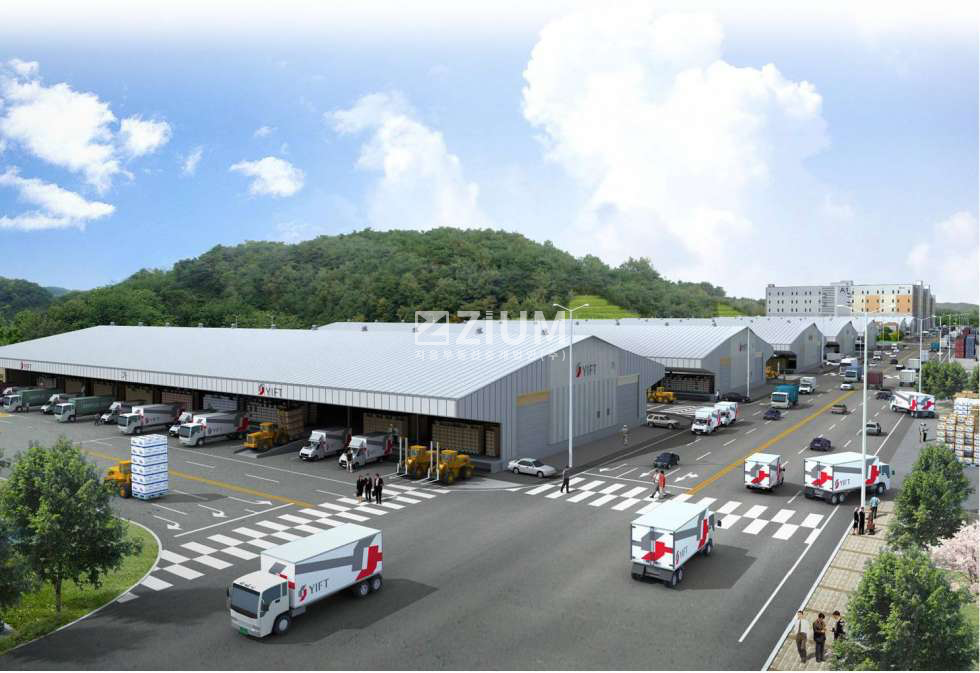 경북 칠곡군 지천면 연화리 화물하역장(2),화물하역장(3),화물하역장(5)동 [칠곡물류IC 1분/1KM 이내] 칠곡군 지천면 702평 물류센터 임대 | 트레일러 진입 · 넓은 야드 월세 매물번호 10612 사진 1