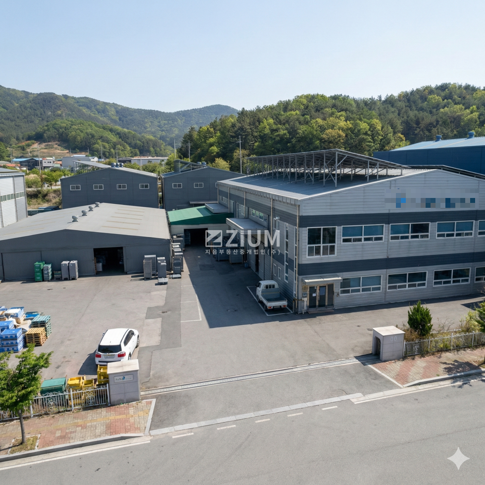 경남 김해시 진례면 고모리 부2동 김해시 진례면 997평 공장 매매 | 테크노밸리산단 · 대로변 매매 매물번호 10516 사진 1